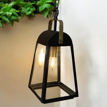 Load image into Gallery viewer, Black/Gold Lantern Pendant
