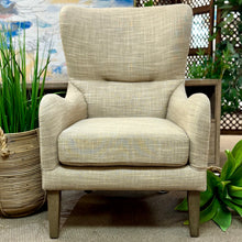 Load image into Gallery viewer, Taupe Wingback Chair
