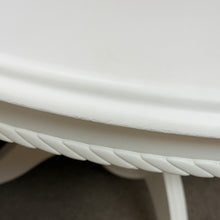 Load image into Gallery viewer, White Pedestal Table W/Leaf
