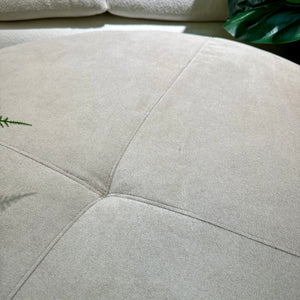 Round Havertys Ottoman