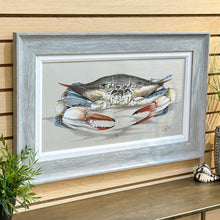 Load image into Gallery viewer, Framed Crab Art
