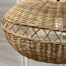 Load image into Gallery viewer, Round Woven Wicker Chandelier
