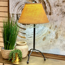 Load image into Gallery viewer, Metal Lamp Burlap Shade
