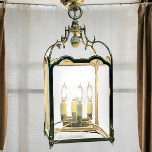 Brass Lantern Chandelier