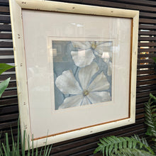 Load image into Gallery viewer, Floral Art w/ Distressed Frame
