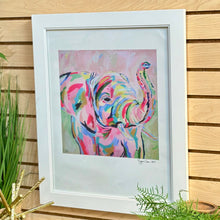 Load image into Gallery viewer, Colorful Elephant Art by Megan Carr
