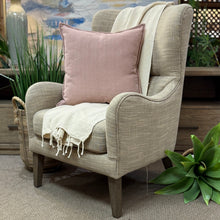 Load image into Gallery viewer, Taupe Wingback Chair
