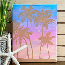 Load image into Gallery viewer, Sunset Palms Canvas
