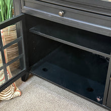 Load image into Gallery viewer, Black Media Cabinet
