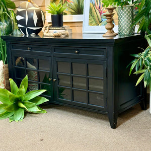 Black Media Cabinet