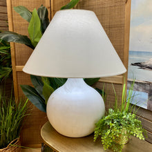 Load image into Gallery viewer, Round Distressed Table Lamp
