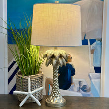 Load image into Gallery viewer, Silver Palm Tree Lamp
