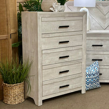 Load image into Gallery viewer, White Washed 5DRW Chest
