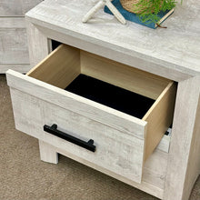 Load image into Gallery viewer, White Washed 2DRW Nightstand
