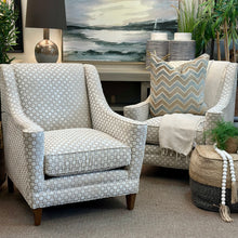 Load image into Gallery viewer, Rowe Ivory Geometric Chair
