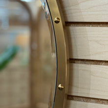 Load image into Gallery viewer, Round Gold Mirror
