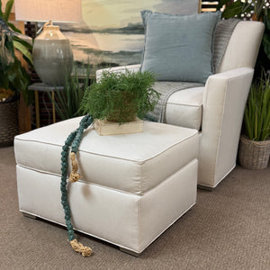 Ethan Allen 'Turner' Chair & Ottoman