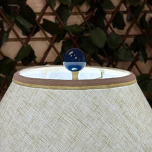 Load image into Gallery viewer, Blue Ribbed Table Lamp
