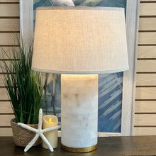 Load image into Gallery viewer, Gabby &#39;Maple&#39; Alabaster Lamp
