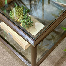 Load image into Gallery viewer, Metal &amp; Glass Side Table
