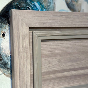 Queen Grey Panel Bed