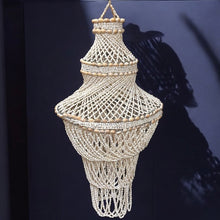 Load image into Gallery viewer, Handmade Shell Chandelier
