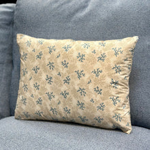 Load image into Gallery viewer, Beige &amp; Blue Coral Designer Lumbar
