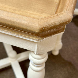 Two-Toned Square Side Table