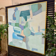 Load image into Gallery viewer, Green Color Block Art
