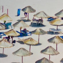 Load image into Gallery viewer, Umbrellas On Beach Art
