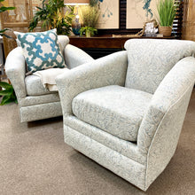 Load image into Gallery viewer, Pale Aqua Barrel Swivel Glider
