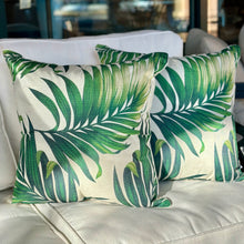 Load image into Gallery viewer, Green Palm Pillow II
