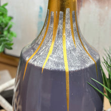 Load image into Gallery viewer, Purple &amp; Gold Table Lamp
