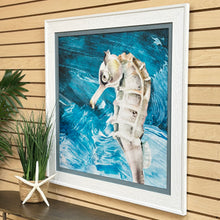 Load image into Gallery viewer, Turquoise Seahorse Giclee
