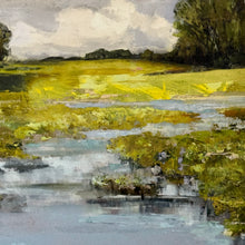 Load image into Gallery viewer, Gold Framed Marsh Art
