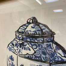 Load image into Gallery viewer, Blue Ginger Jar Art I
