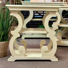 Load image into Gallery viewer, Cream Scroll Side Table
