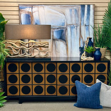 Load image into Gallery viewer, Modern Wood Circles Cabinet
