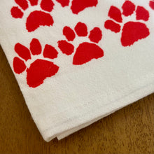 Load image into Gallery viewer, Red Paw Tree Towel
