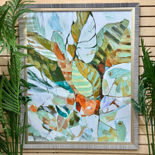 Load image into Gallery viewer, Green/Orange Palms I Giclee Art
