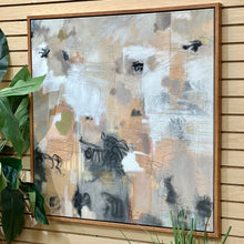 Load image into Gallery viewer, Grey &amp; Orange Abstract
