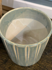 Sm Teal Planter