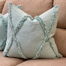 Load image into Gallery viewer, Pastel Blue Diamond Down Pillow

