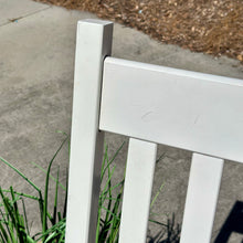 Load image into Gallery viewer, Outdoor White Rocking Chair
