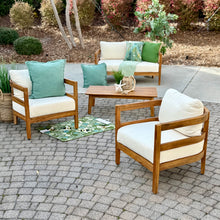 Load image into Gallery viewer, 4PC Outdoor Acacia Wood Set

