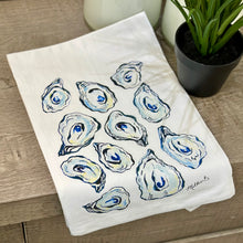 Load image into Gallery viewer, Blue Oysters Towel
