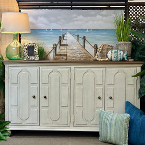 Two-Toned Accent Cabinet