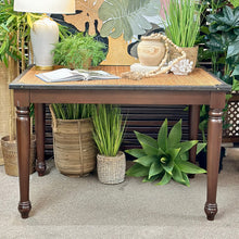 Load image into Gallery viewer, Rattan Top Mocha Table
