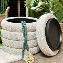 Load image into Gallery viewer, Boucle Channel Storage Ottoman

