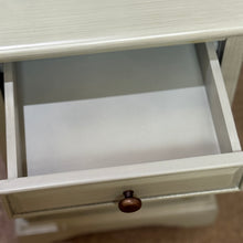 Load image into Gallery viewer, Soft Aqua Lattice Side Table
